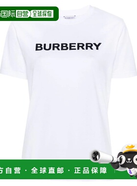 香港直邮BURBERRY 女士T恤 8080325A1464 AW2024 白色 White cott