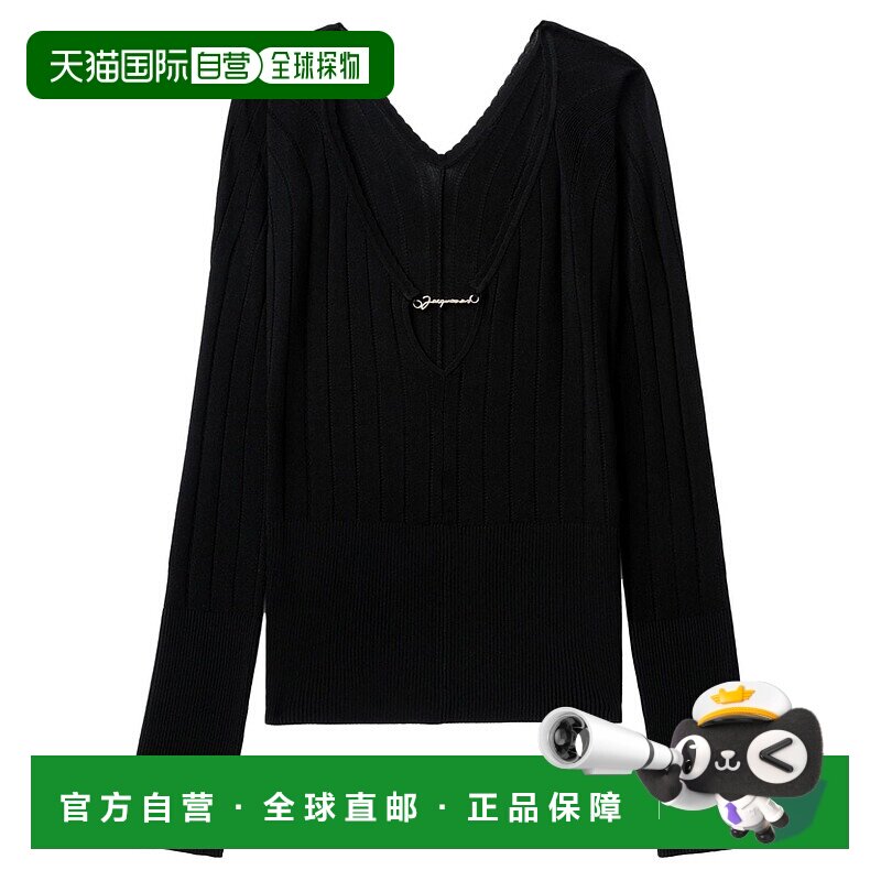 1h可退 香港直邮潮奢 Jacquemus 女士 JACQUEMUS 黑色上衣 241KN3