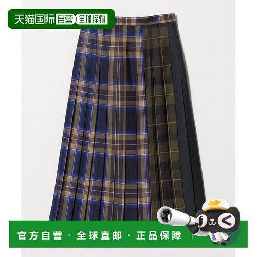 1h可退 日本直邮O'NEIL of DUBLIN 女士 羊毛格纹百褶裙 36243000