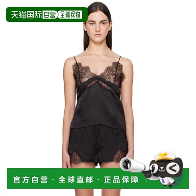 1h可退 香港直邮ANINE BING 女士 黑色 Dorothy 吊带背心 A101035