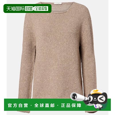香港直邮The Row 女士 Nitha 羊绒毛衣 beige米色 舒适时尚