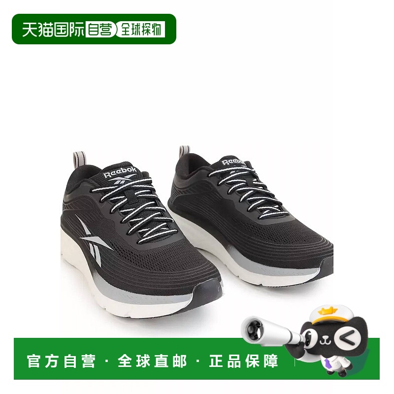 自营reebokWomen's Road Strider Shoes In Black White Gray - b