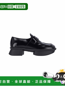 1h可退 香港直邮潮奢 Prada 普拉达 女士 黑色平底鞋 1D985ND0400