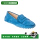 美国奥莱直发乐福鞋 自营tod 一脚蹬 Loafer blue sTOD’s Suede