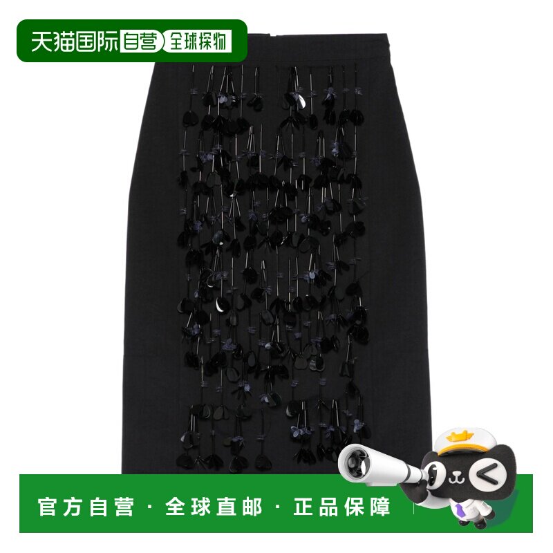香港直邮THEORY 女士半身裙 P0201208XLV SS2025 黑支付后1h可退图片