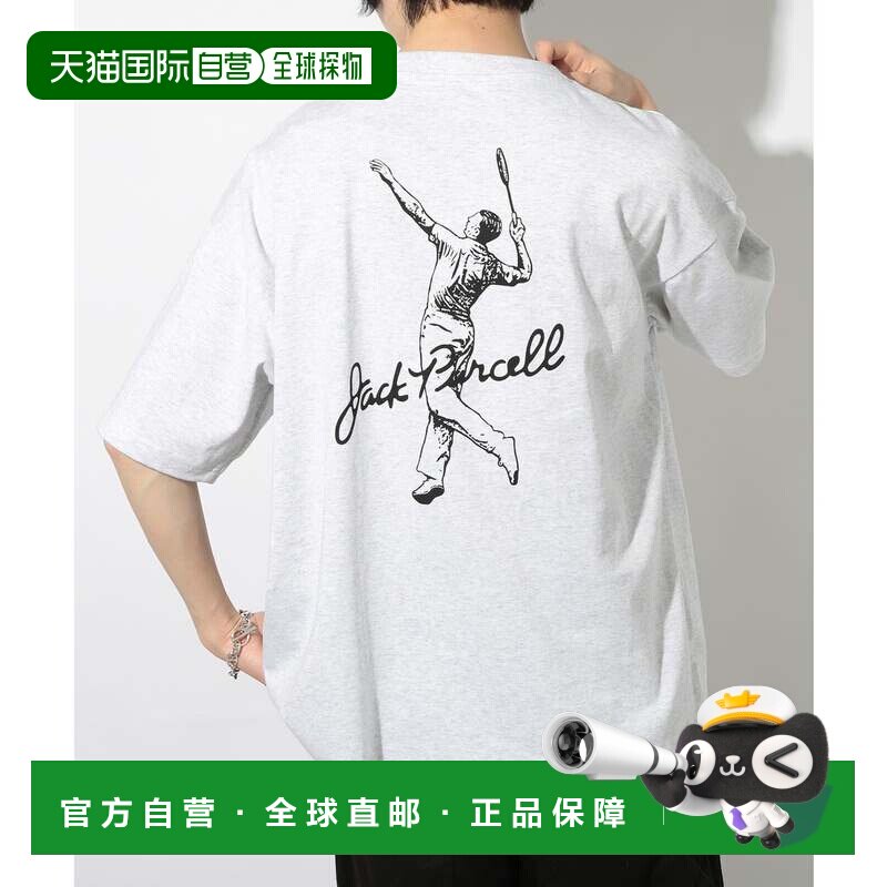日本直邮Converse 匡威天竺查克泰勒图案宽松半袖T恤背面印花T恤