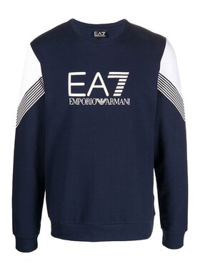 EA7 Emporio Armani 圆领徽标卫衣 6LPM55PJ9FZ1554