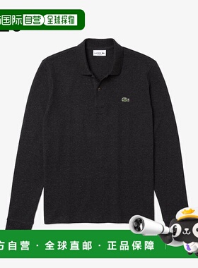 日本直邮LACOSTE 长袖罗纹领 Polo 衫 L1313LJ-99 E8G（混合灰色E