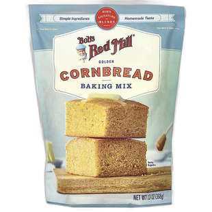 香港直邮鲍勃红磨坊,Golden Cornbread Baking Mix, 13 oz (368 g