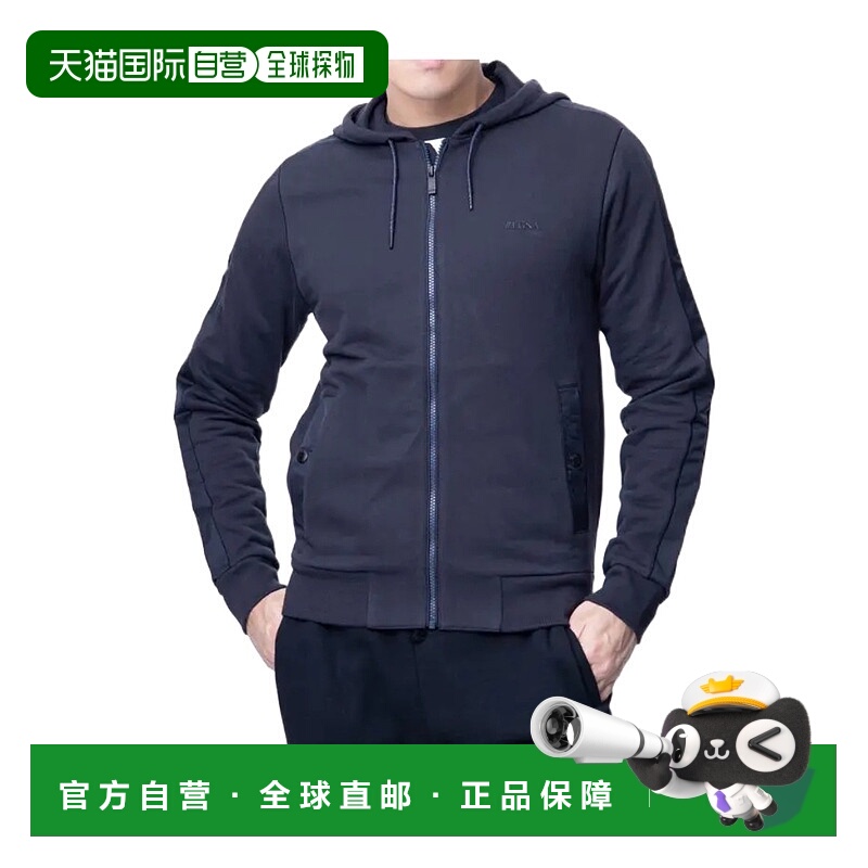 【99新未使用】香港直邮Zegna 徽标休闲夹克 VU458Z896杰尼亚外套