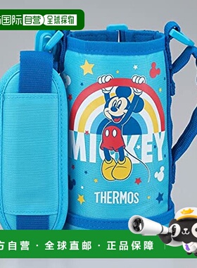 【日本直邮】Thermos膳魔师 水壶提袋 米奇蓝色FJO-600WFDS保温杯