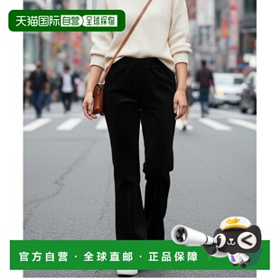 宽松灯芯绒裤 1h可退 女装 Pacific 弹力腰头垂感长 日本直邮Ocean