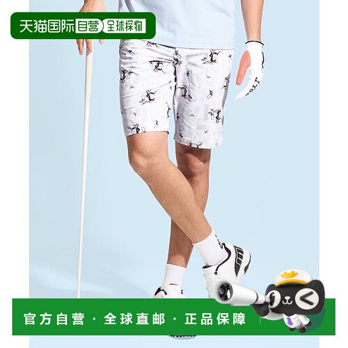 日本直邮Munsingwear 企鹅满版印花防晒半长裤 M01871EM012870