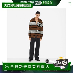 香港直邮BURBERRY 男士 针织毛衣 80678901羊绒博柏利羊毛开衫