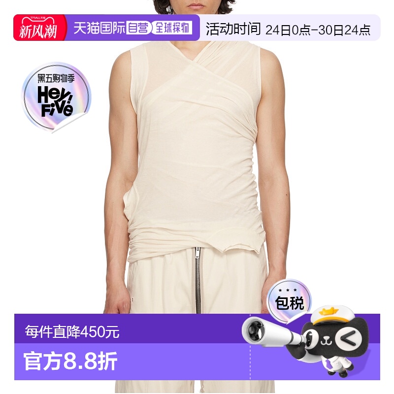 香港直邮Rick Owens 无袖背心 RR01E5100UC