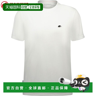 日本直邮Mammut 基本款T恤 亚洲版 1017-05080-00471 男士T恤尺码