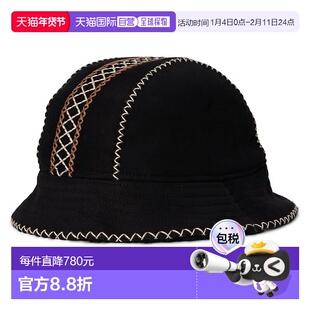 1h可退 香港直邮Ugg 女士 Atherson 刺绣帽子 black黑色 舒适时尚