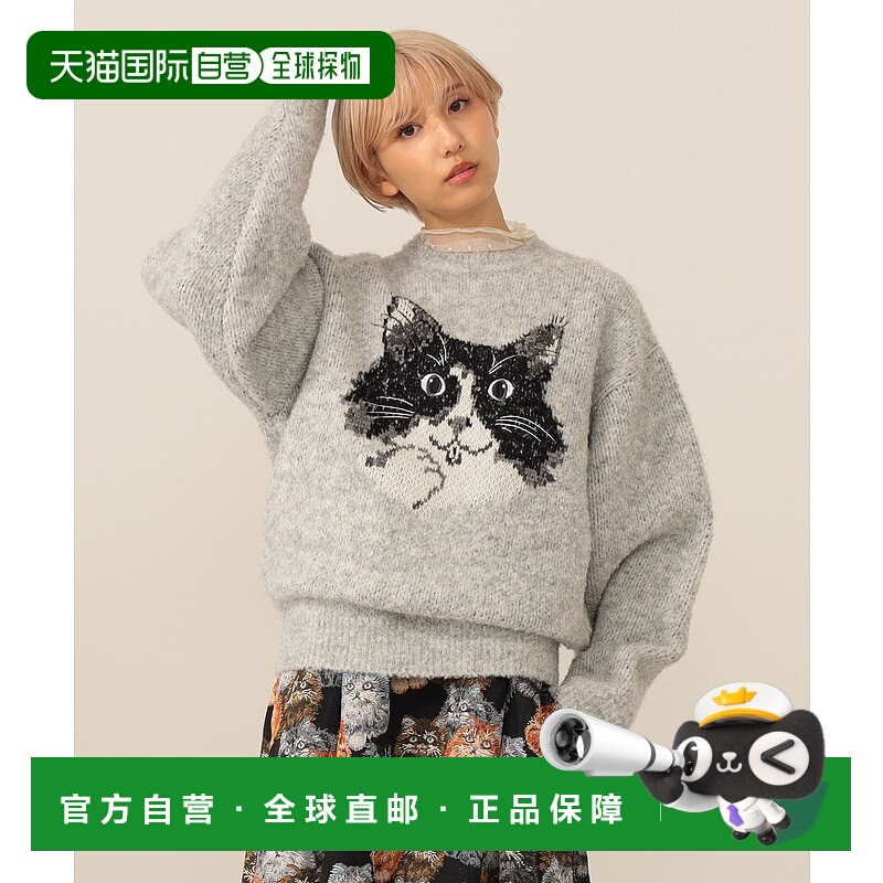 1h可退 日本直邮mmts 女装 联名山下ミロ 插画毛衣 宽松针织衫 16