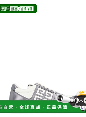 1h可退 香港直邮Givenchy 纪梵希 女士 枪色 & 白色 G4 运动鞋 BE