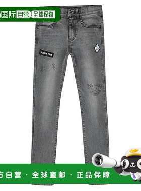 欧洲直邮IKKS  XW29023 男童服装修身牛仔裤 XW29023-95-J