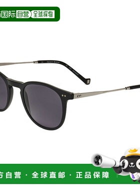 自营 Hackett男士48毫米灰色太阳镜-黑色 美国奥莱直发