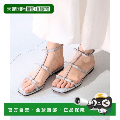 日本直邮Menue 丝带主题细带平底凉鞋 ME8623BW003105防滑鞋