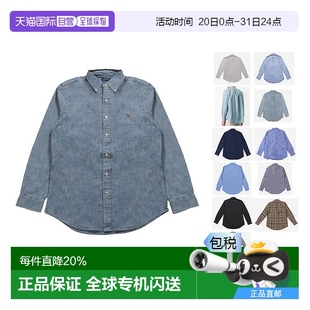 版 款 修身 衬衫 RALPH 美国直邮POLO LAUREN拉夫劳伦潮流经典