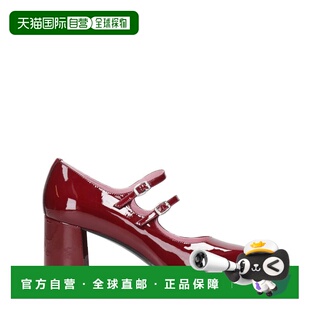 1h可退 香港直邮Carel 女士 巴黎鞋跟酒红高跟鞋 ALICE74