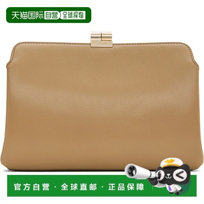 1h可退 香港直邮潮奢 The Row 女士 驼色 Amazon 手拿包 W1675L39