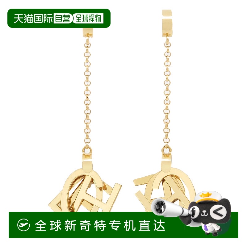 1h可退 香港直邮CHLOÉ 女士耳饰 25AJE11CB79DC AW2025 金色