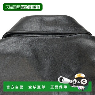 自营 purple brand皮革拉链夹克 黑色 皮革夹克 - 黑色 美国奥莱