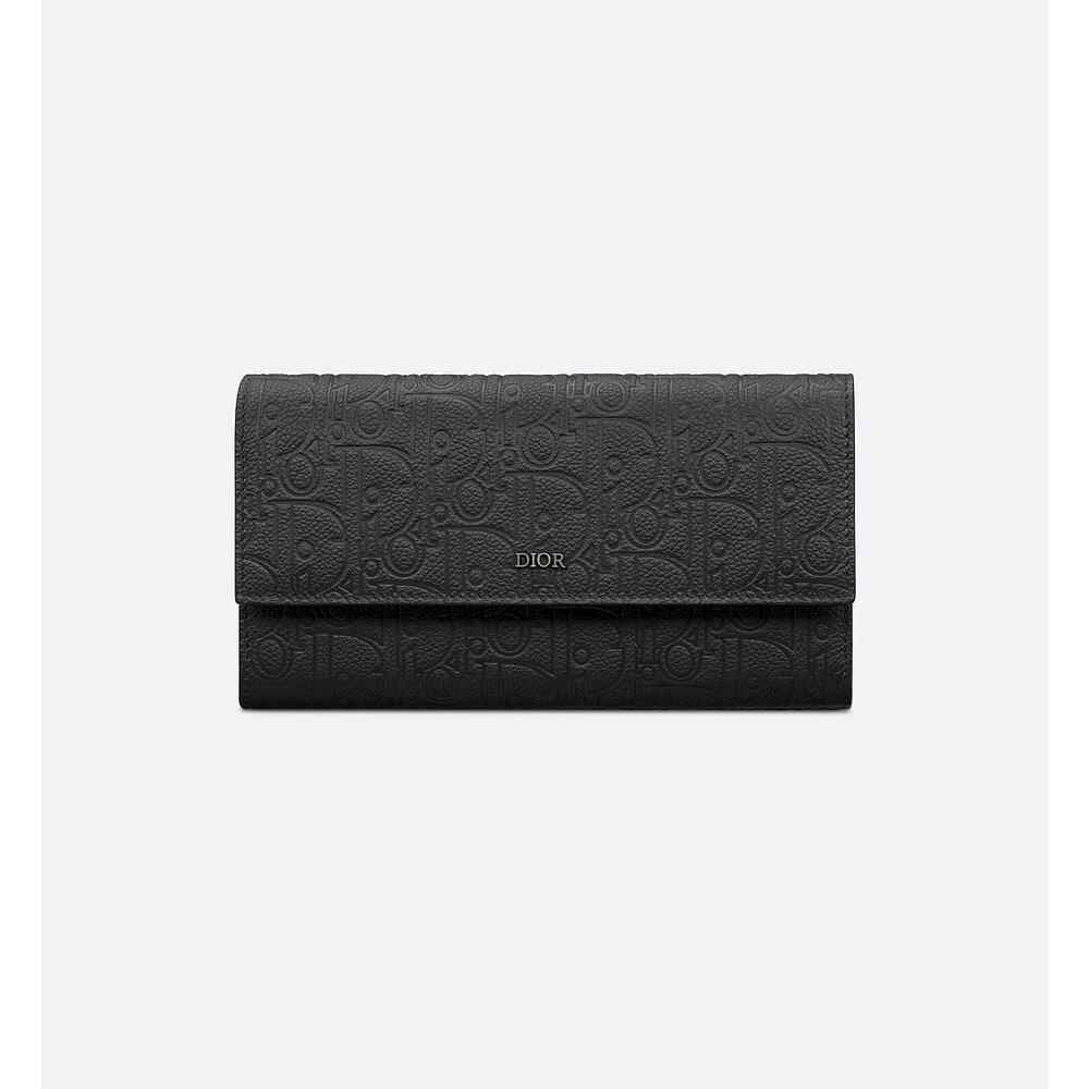 DIOR(迪奥)24年上新长款翻盖钱包