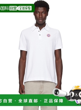 1h可退 香港直邮Canada Goose 加拿大鹅 男士 白色 Beckley Polo