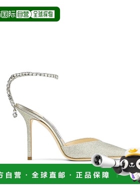 香港直邮JIMMY CHOO 女士高跟鞋 SAEDA100BBGPLICR AW2025