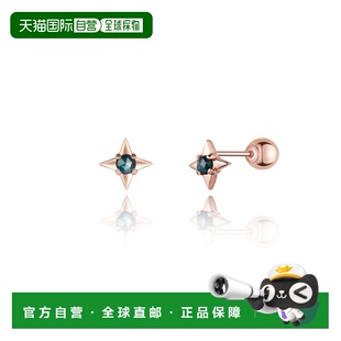 韩国直邮STONEHENGE 女士耳钉 SAG-23A53M-S4RD000 14k 单只