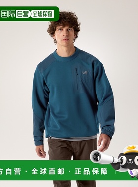 欧洲直邮ARCTERYX（始祖鸟）男士 Konseal 圆领毛衣抓绒户外