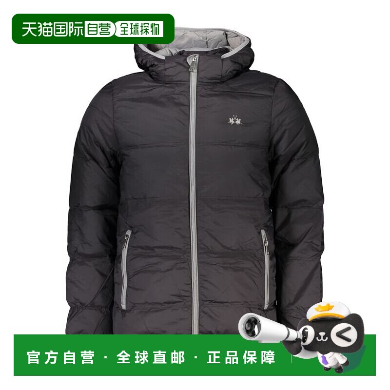 自营La Martina Polyamide Men Men's Jacket - black 美国奥莱直图片