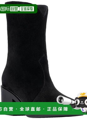 自营Aquatalia Celesta防风雨绒面靴-黑色 女靴美国直发奥莱