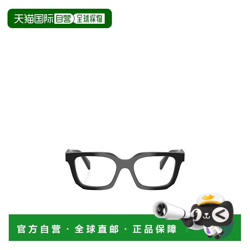 1h可退 香港直邮PRADA 女士眼镜 PRC08V16K1O1 AW2025 黑色 全框