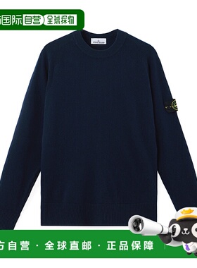 香港直邮STONE ISLAND Logo 臂章针织圆领毛衣毛衣5100045S00B4V0