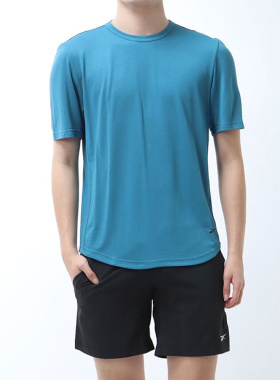 日本直邮Reebok 101192 Activchill+DREAMBLEND T恤（灰蓝色）