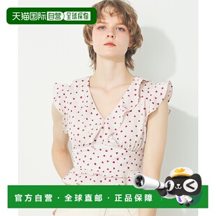 1h可退 日本直邮DEICY 女士随机心形荷叶边短袖上衣 17020150108