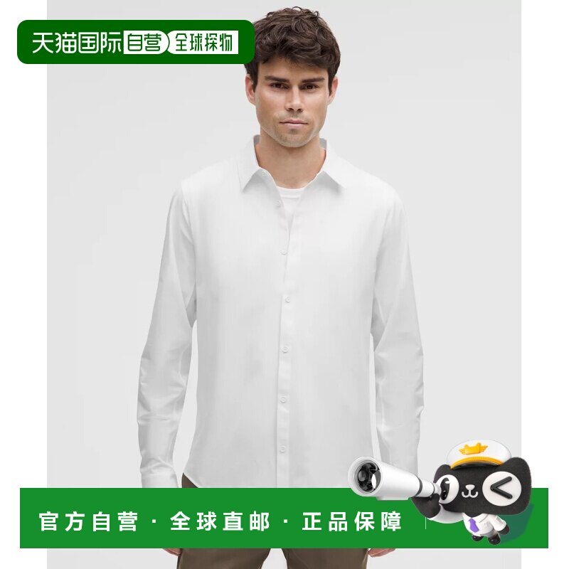 韩国直邮lululemon新款长袖衬衫修身版型