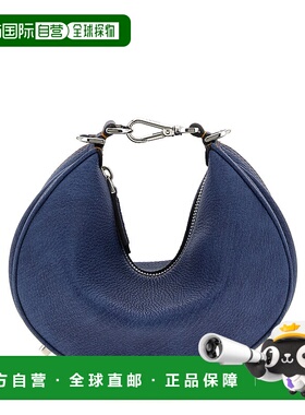 香港直邮FENDI 女士单肩包 8BS081AUSZF1KGV AW2025 蓝色 Leather