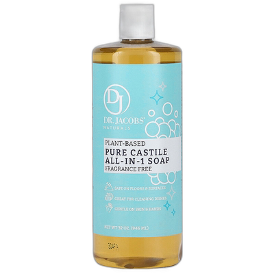 香港直邮Dr. Jacobs Naturals,植物纯卡斯蒂利亚多合一肥皂正品