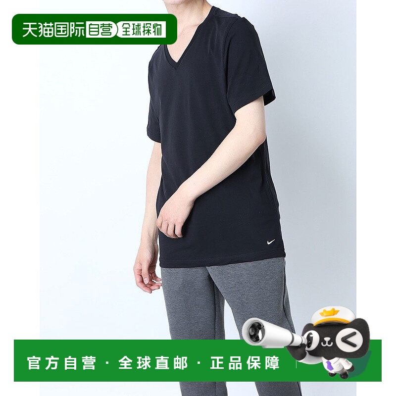 日本直邮 KE 男士半袖 V领内搭T恤2件装 [KE1004]耐克