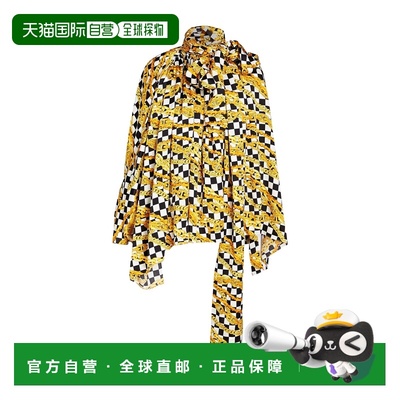香港直邮Balenciaga 巴黎世家 女士 真丝上衣 yellow黄色 舒适时