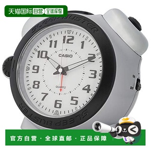 【日本直邮】Casio卡西欧指针式闹钟大音量银色TQ-645S-8JF
