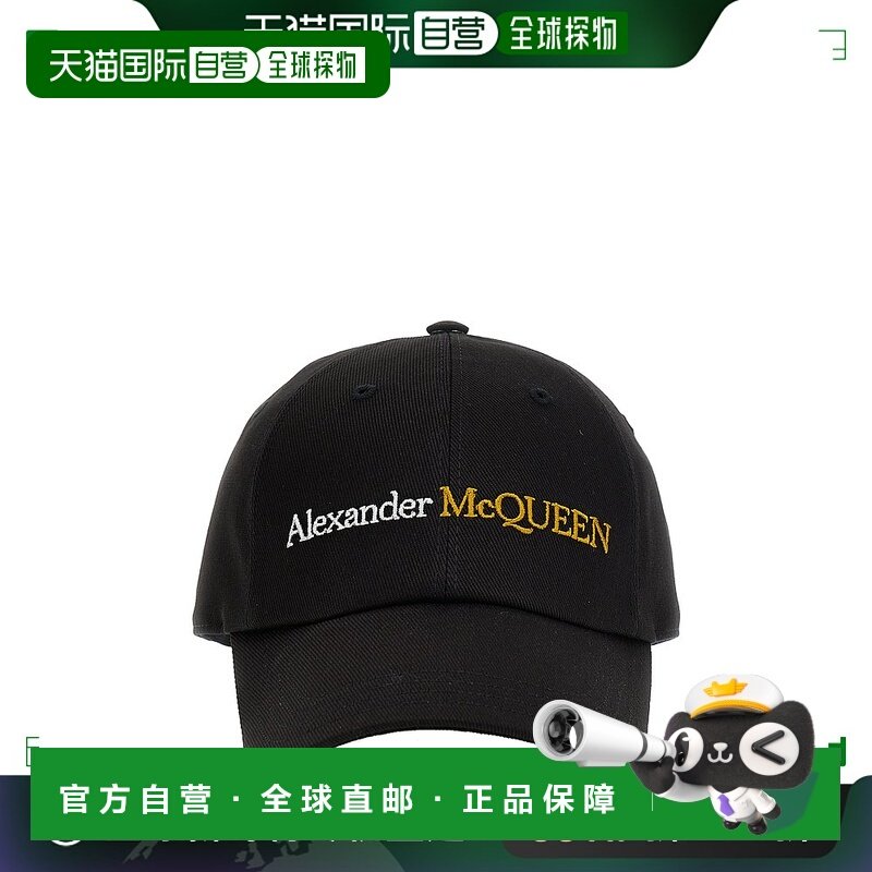 香港直邮ALEXANDER MCQUEEN 男士帽子 7820624105Q1080高级感正品