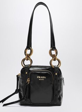 PRADA 女士手提包 1BB137OOO2CYRF0002 SS2025 黑色